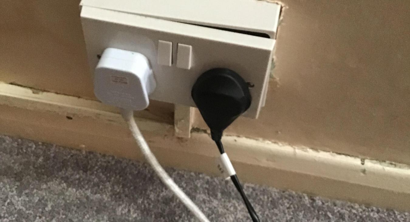 Uncovering Hazards - Broken Plug Socket in Medway and Maidstone!