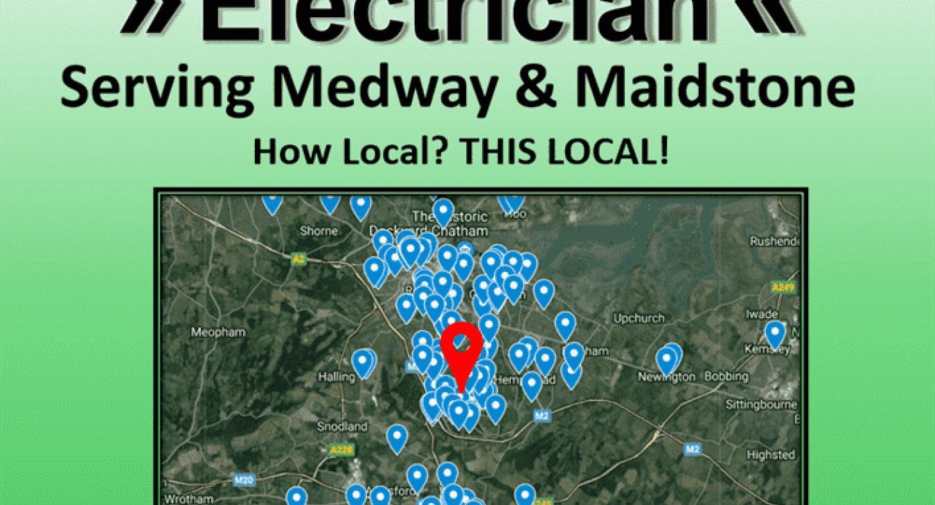 Registered electricians in Medway & Maidstone - where we've worked