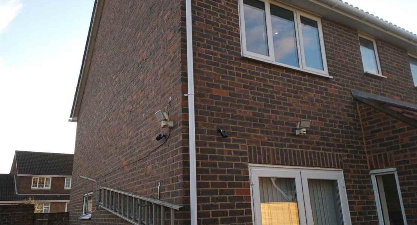 CCTV system designed to cover all angles at this property in Hempstead, Gillingham