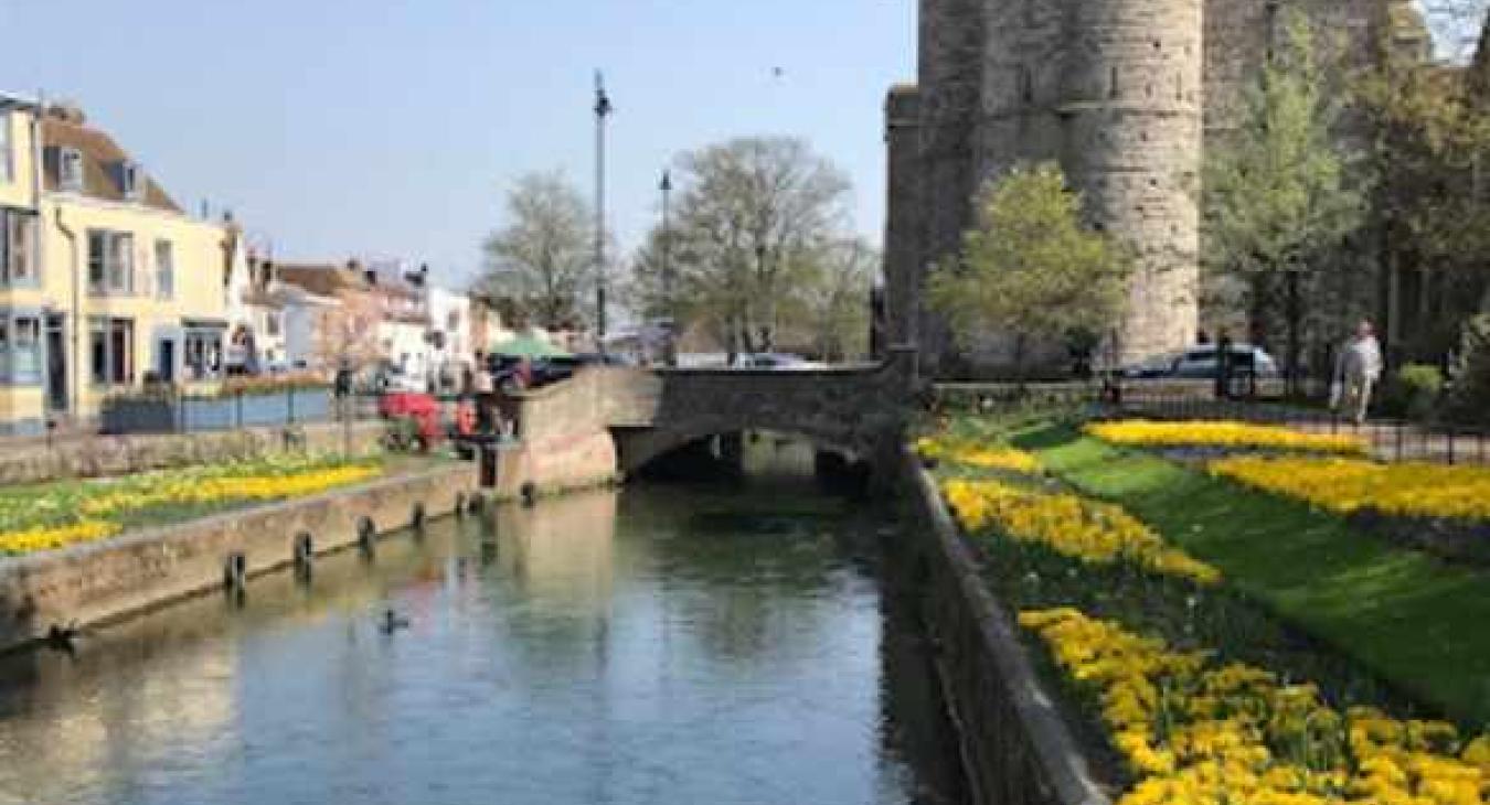 Registered electrician showing Westgate Gardens in Canterbury