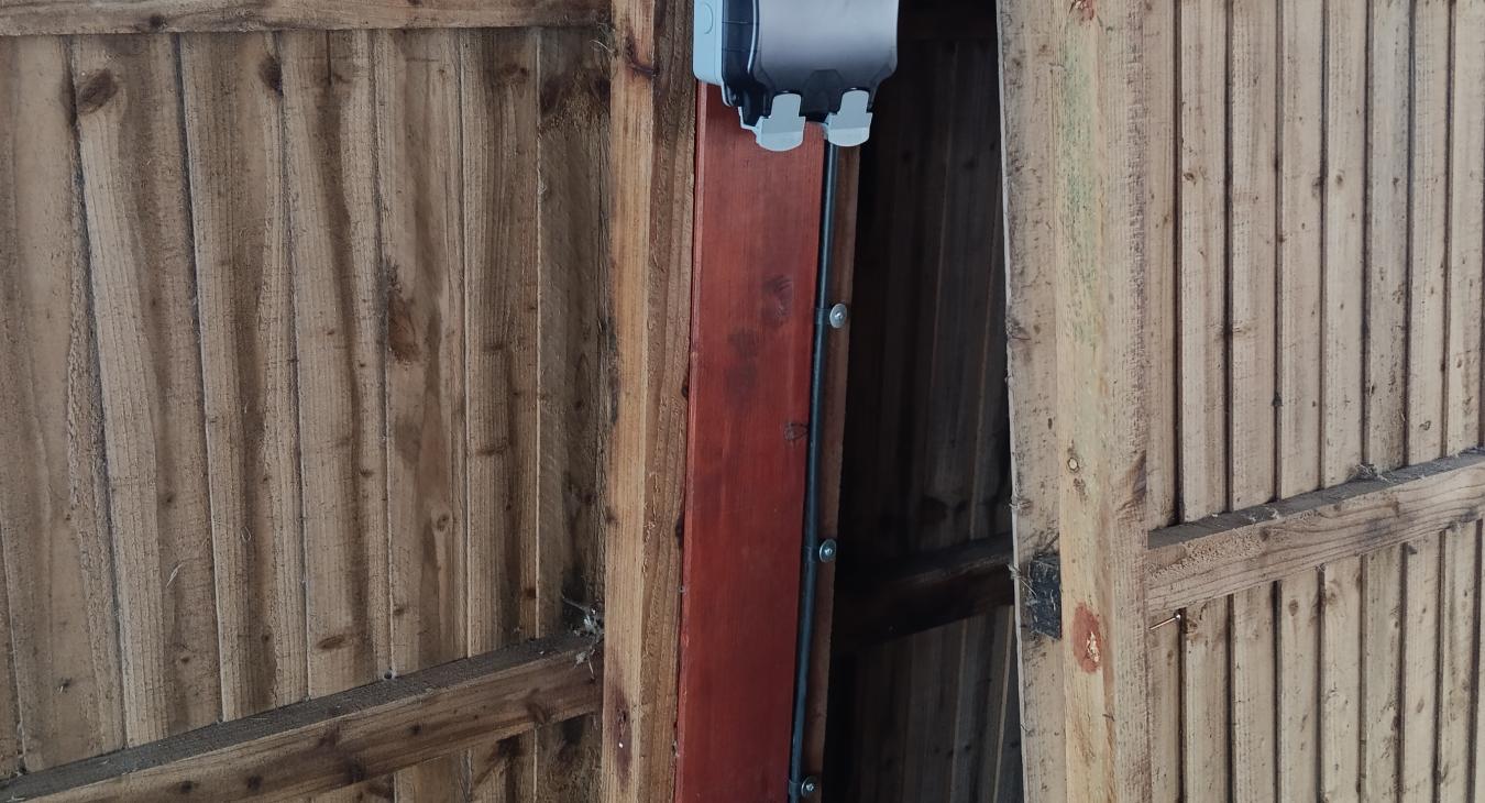 Outside power installed in the carport in Strood