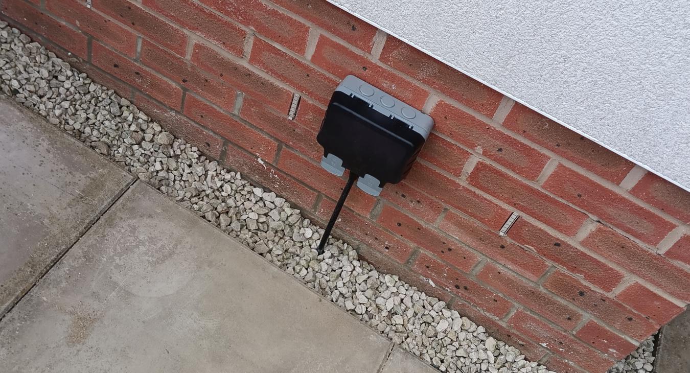 Outside Socket fitted in Strood