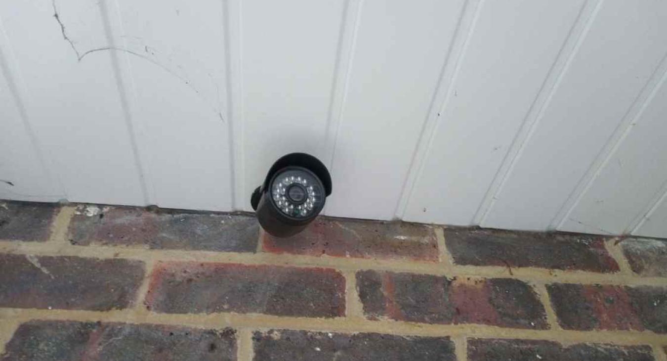 Porch CCTV camera installed in Hempstead, Gillingham