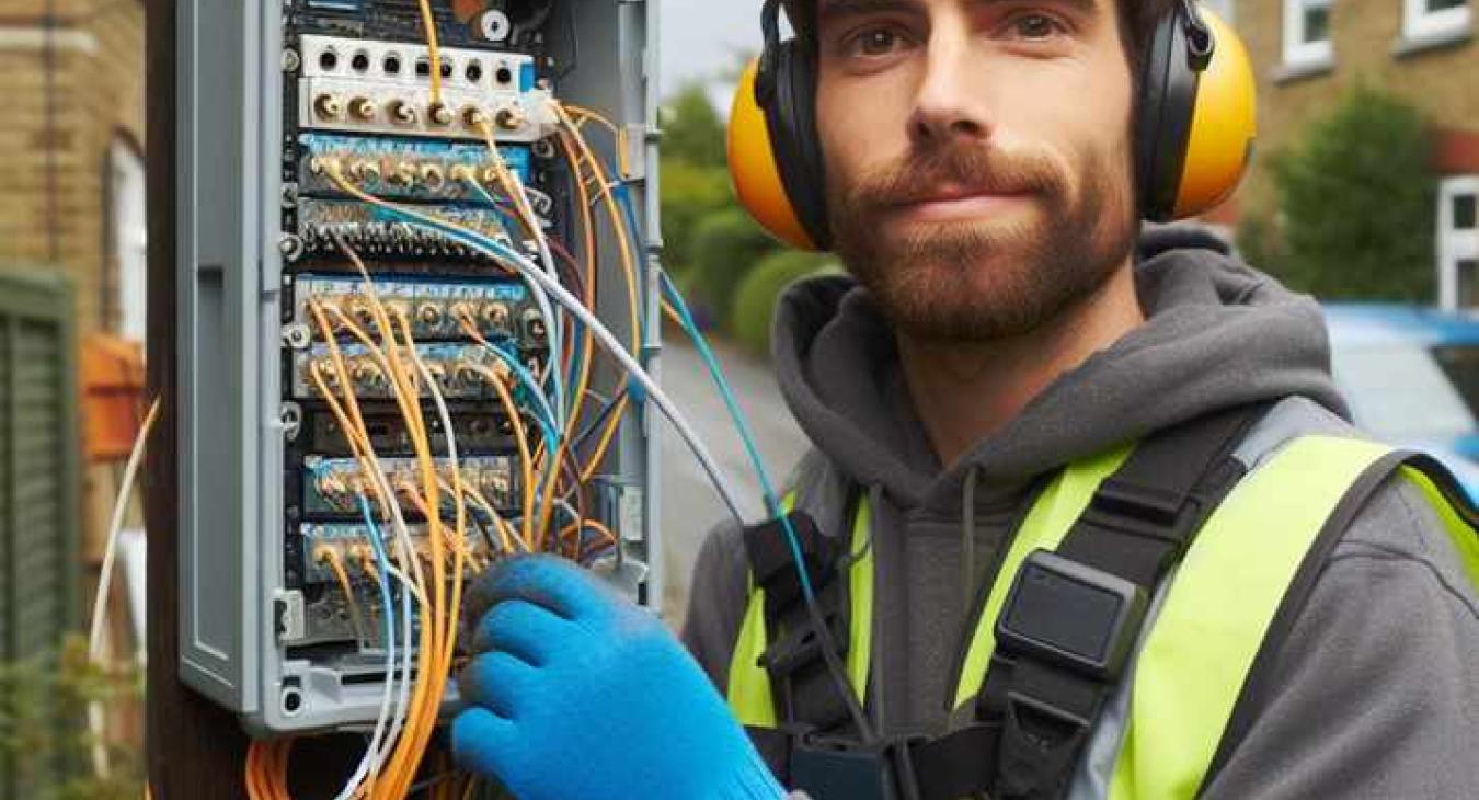 A BT openreach telephone engineer in Medway & Maidstone