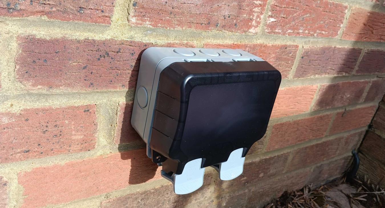 your small electrical job specialists fitted a new outside socket in Allington, Maidstone!