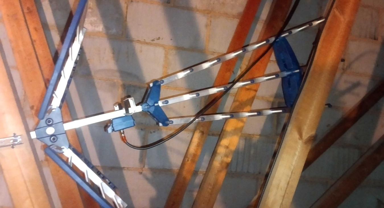 New digital TV antenna we installed in Lordswood, Chatham
