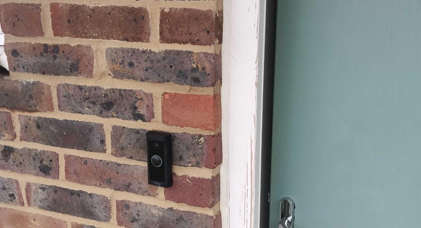 The new Ring doorbell we installed today in Headcorn, Ashford, Kent!