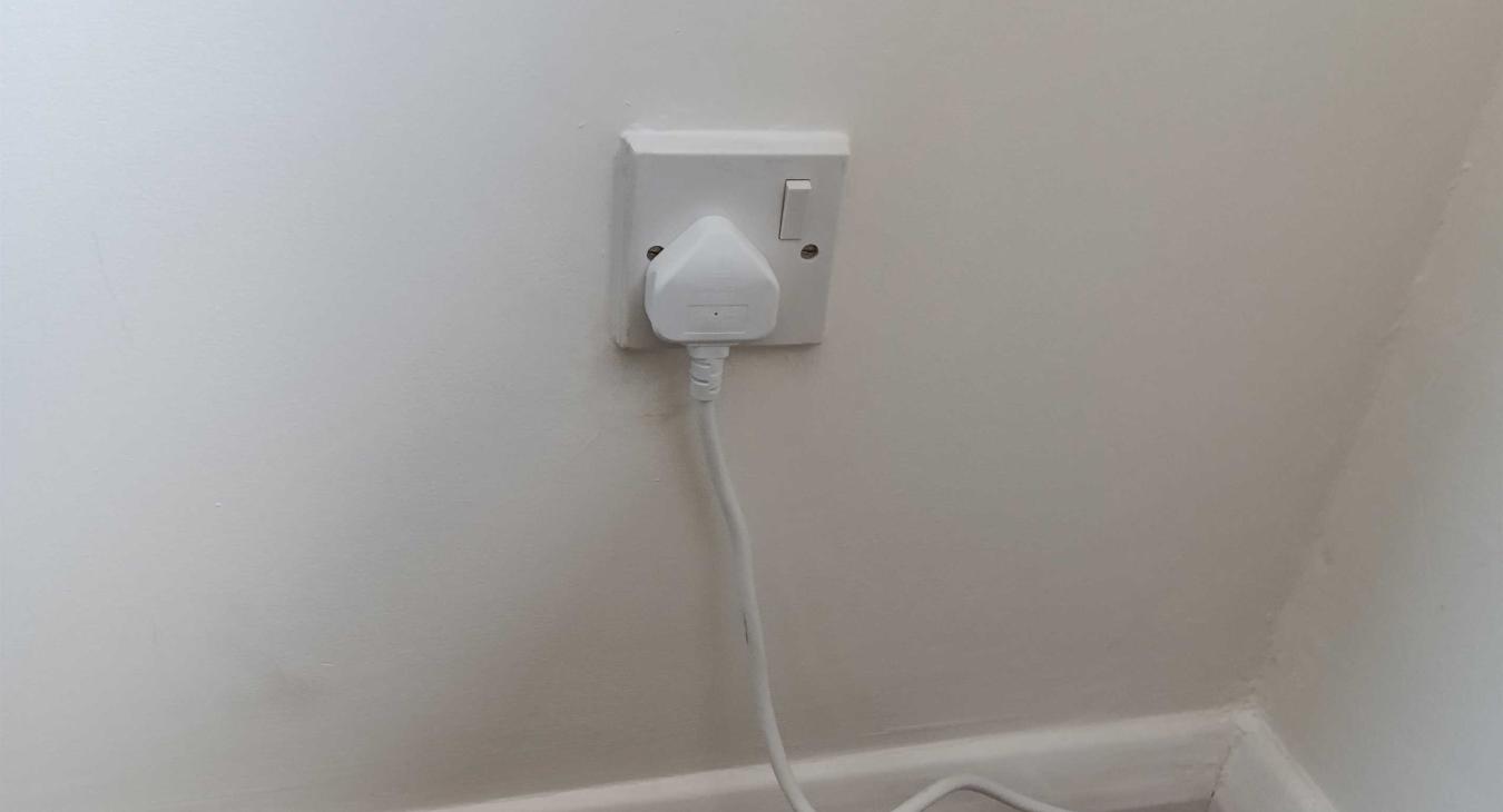 Original socket we extended power from for new socket