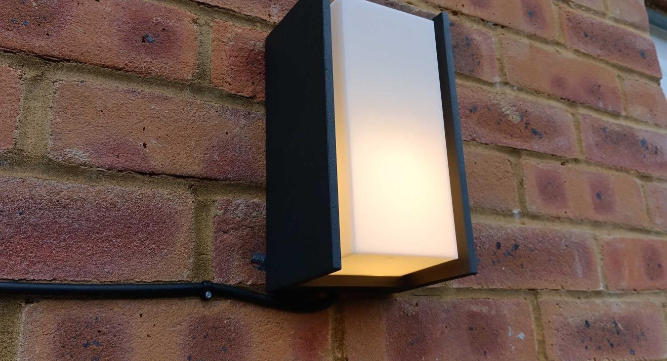 An outside light we fitted in Allington, Maidstone