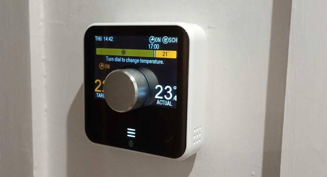 A Hive thermostat upgrade we installed in Higham, Gravesend
