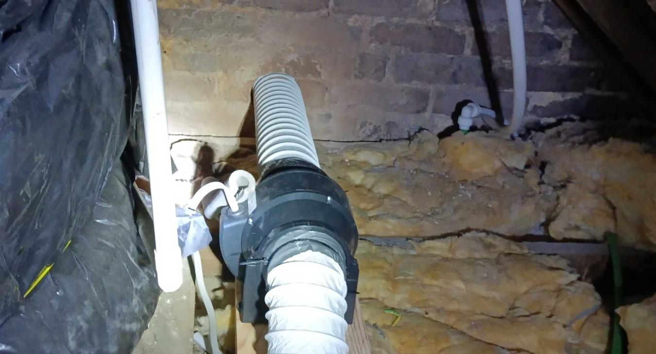 Our customers new strong bathroom extractor fan we recently fitted in Tonbridge, Kent