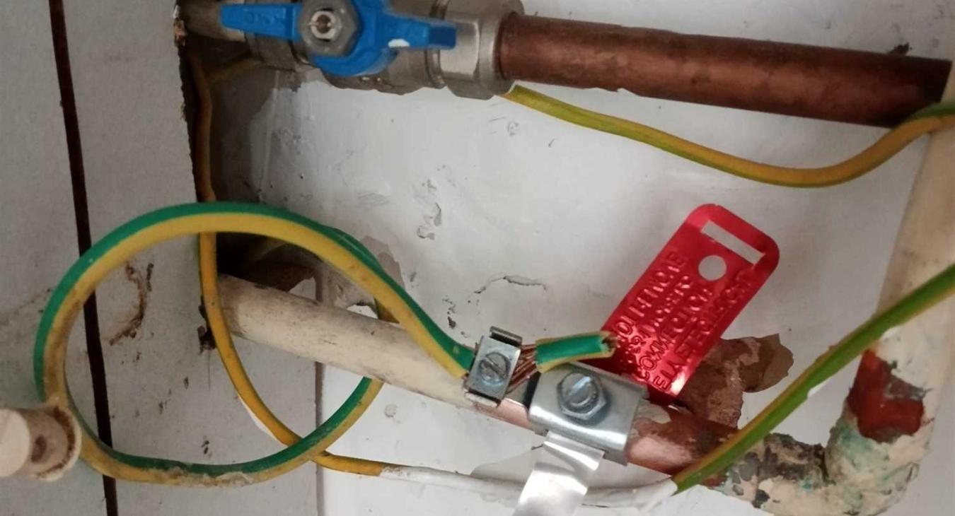 You should ensure the bonding to your water and gas is nice and tight