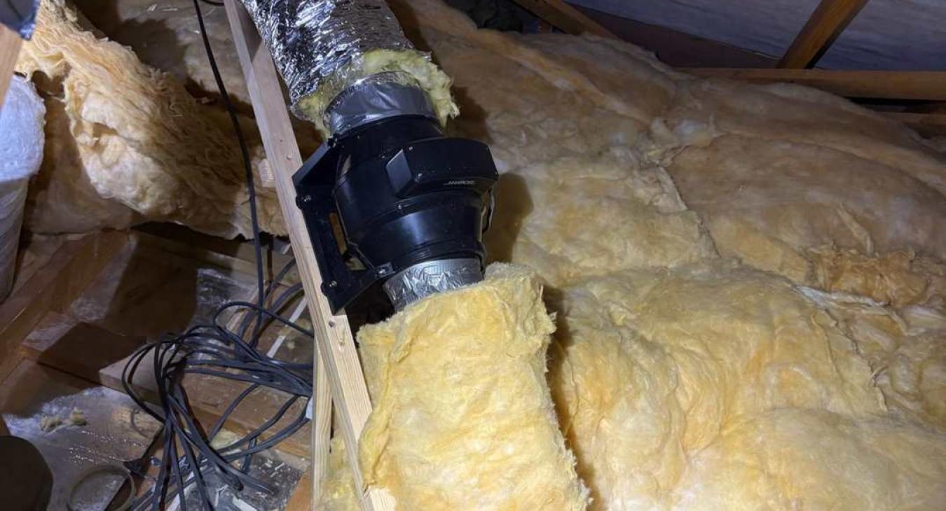 Insulating the extractor fan system in Ashford