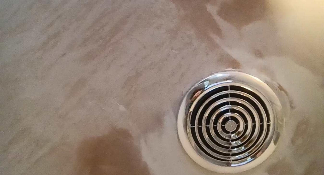 New shiny chrome extractor fan vent we installed in Tunbridge Wells